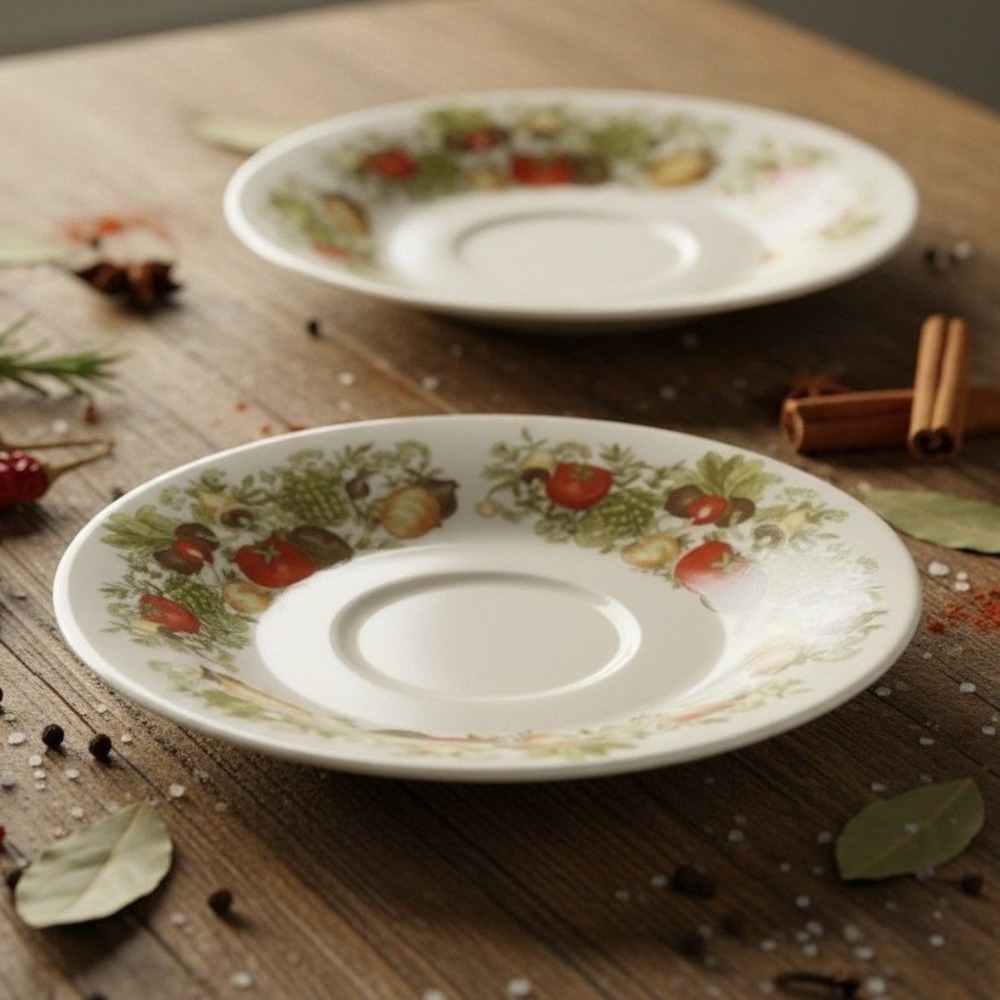 Inarco Spice Of Life Saucer/Bread Plates